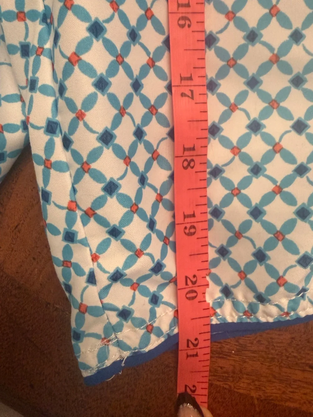 Tommy Bahama Baja Surfside Geo Board Shorts Swim Trunks Men’s XL Blue White